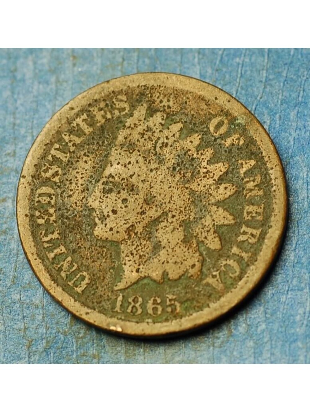 W157 1865 Indian Head Cent Penny 1c - Check Out Our Store old coin money collect